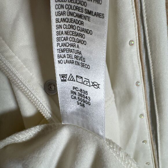 Izod Golf XFG Women's Jacket Coat Size L Large Ivory Retro Vibe Cool - Picture 14 of 16